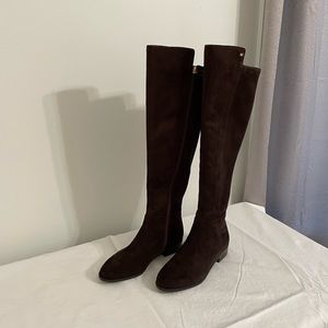 Michael Kors Bromley flat boot. Size 6.5, chocolate.